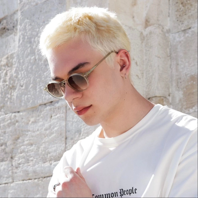 Unisex Jamie Sage Green Crystal &amp; Gradient Brown
