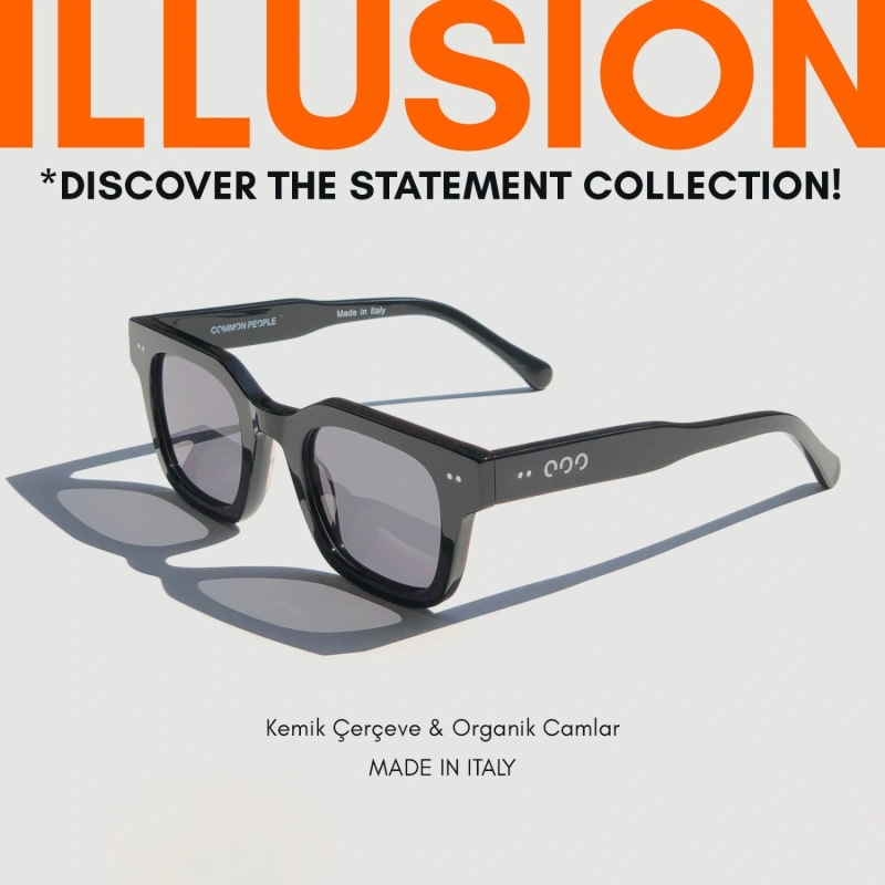 Unisex Illusion Black &amp; Smoke