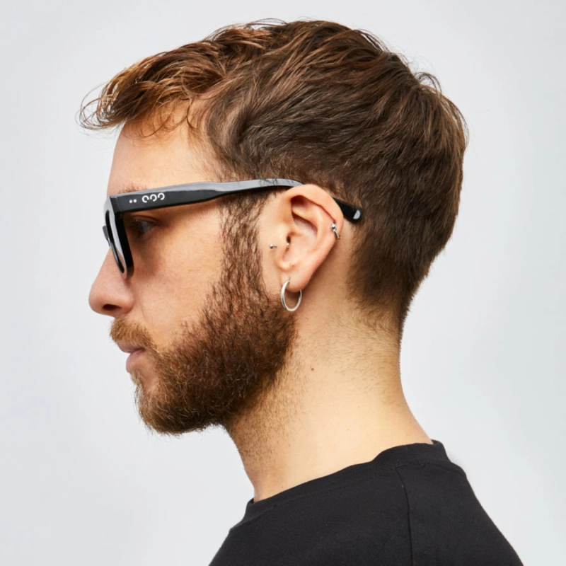 Unisex Illusion Black &amp; Smoke