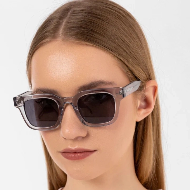 Unisex Illusion Ice Grey Crystal &amp; Smoke