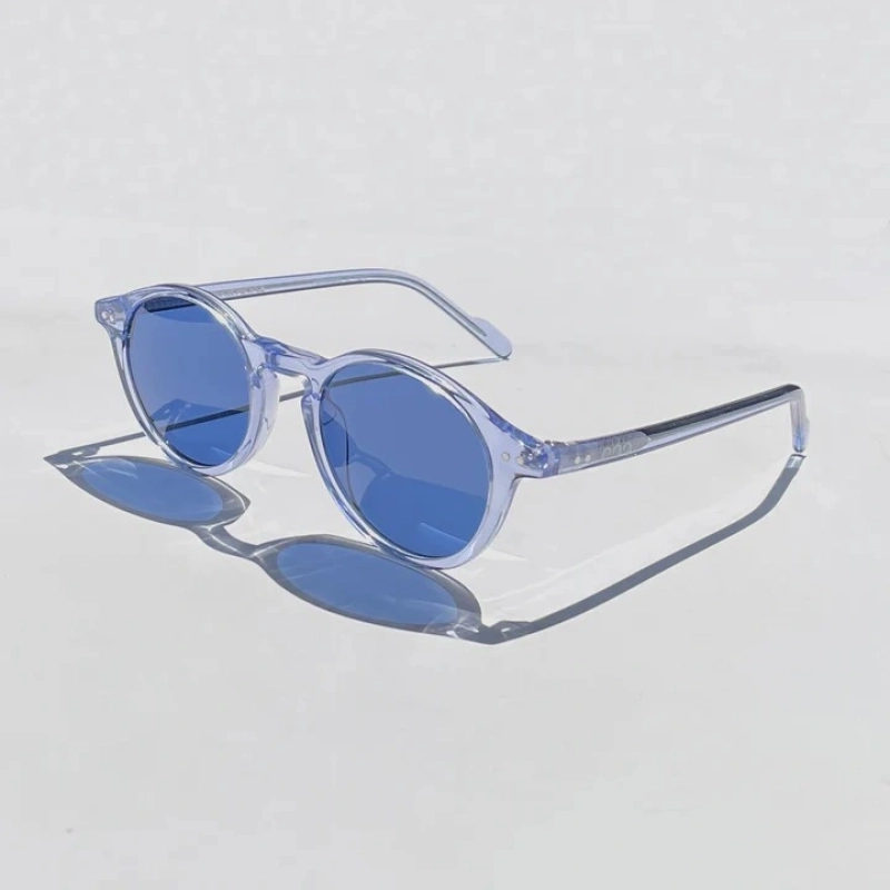 Unisex Illusion Ice Blue Crystal &amp; Blue
