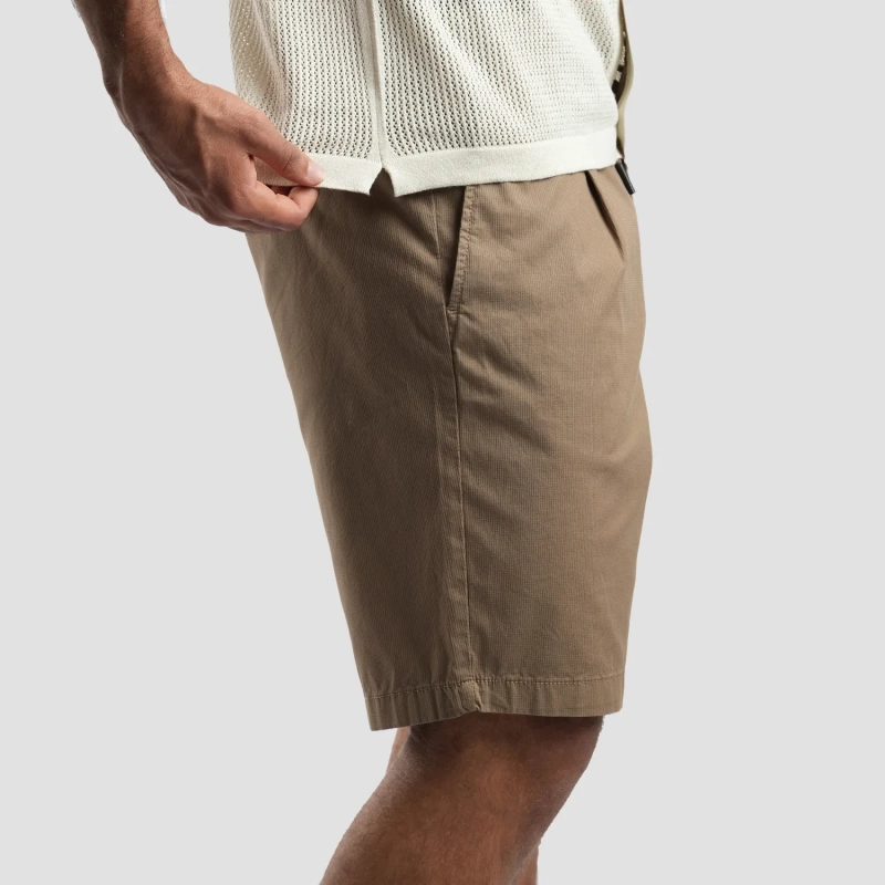 Men's Shorts - Gabardine - Coffee Chanee