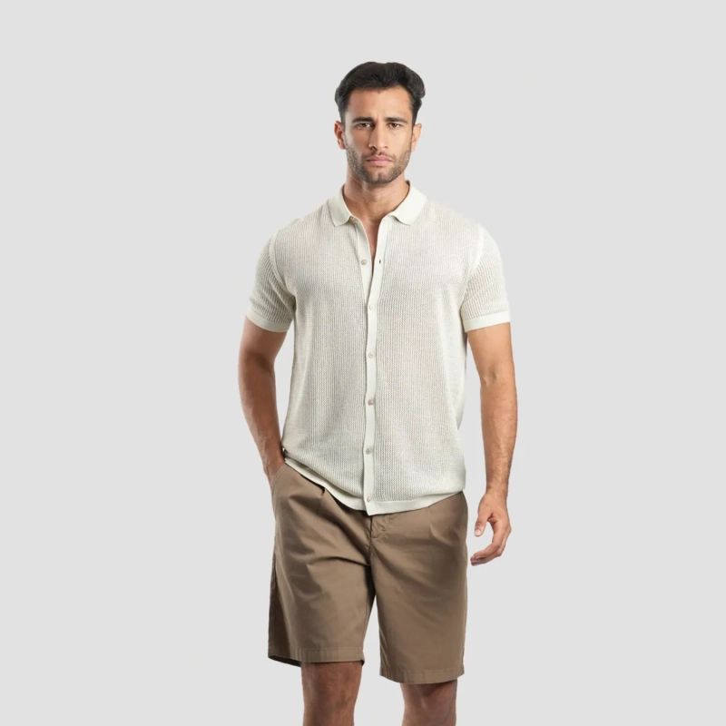 Men's Shorts - Gabardine - Coffee Chanee