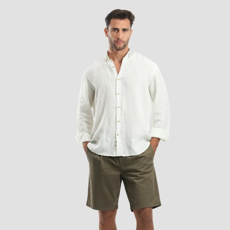 Men's Shorts - Gabardine - Olive