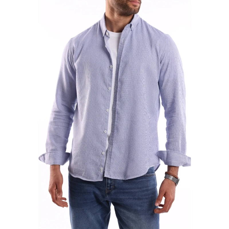 Men's Shirt - Casual Slim Fit - Navy