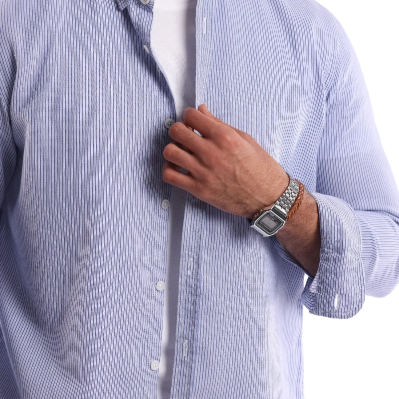 Men's Shirt - Casual Slim Fit - Navy