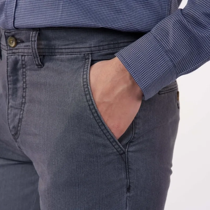 Men's Gabardine Pants - Dark Grey