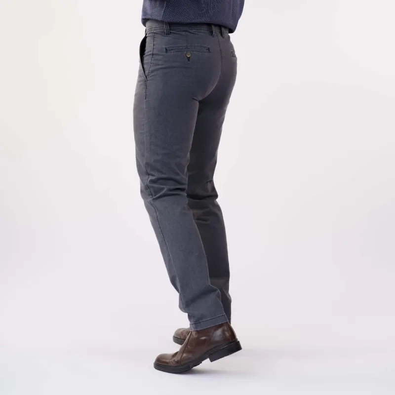 Men's Gabardine Pants - Dark Grey