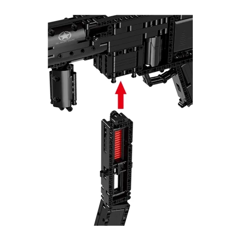 لعبة تركيب بمحرك MP5 - أسود
