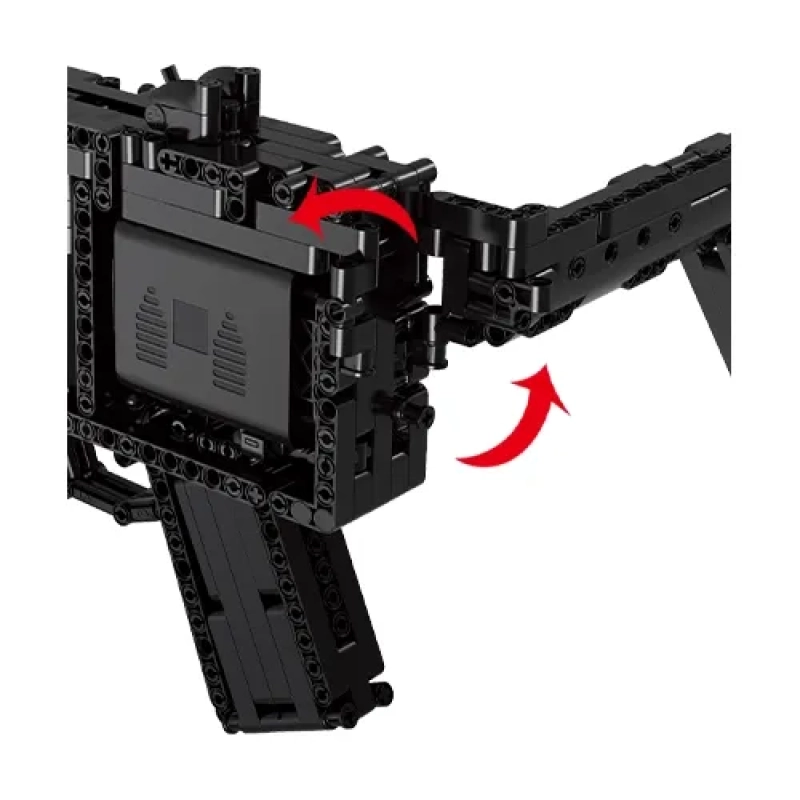 لعبة تركيب بمحرك MP5 - أسود
