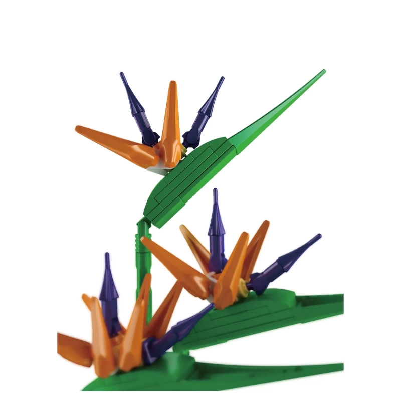 Birds of Paradise Flower Bouquet Building Set - Yellow