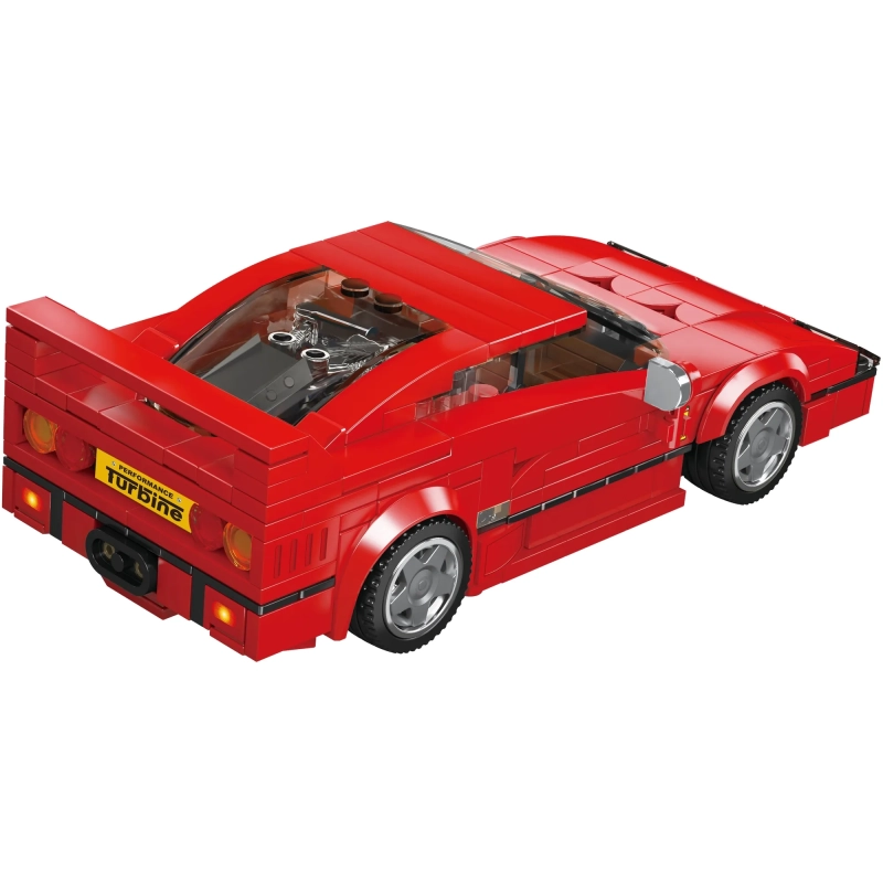 Rosso Corsa F40 Car Model Building Set - Red