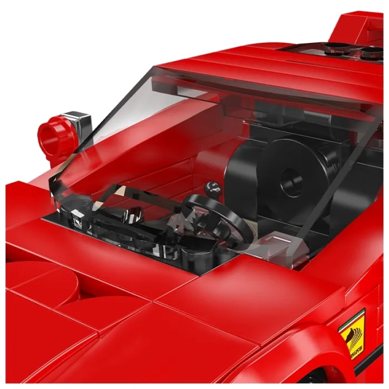 Rosso Corsa F40 Car Model Building Set - Red