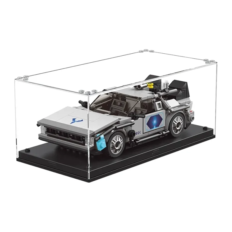 DeLorean Time Machine Model Car to Build - Silver