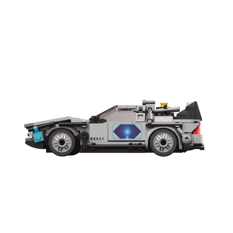 DeLorean Time Machine Model Car to Build - Silver