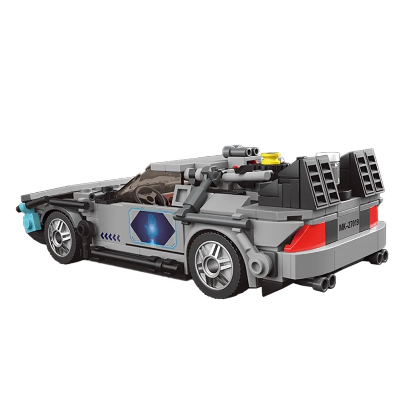 DeLorean Time Machine Model Car to Build - Silver