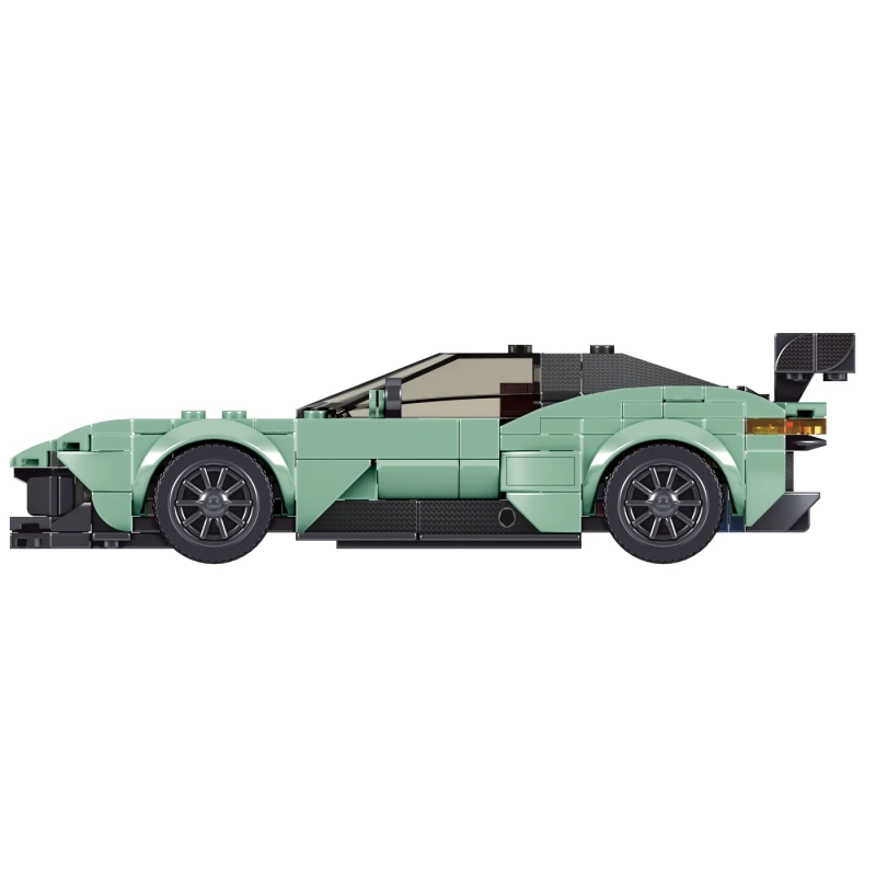 Vulcan Supercar Model Building Set Green