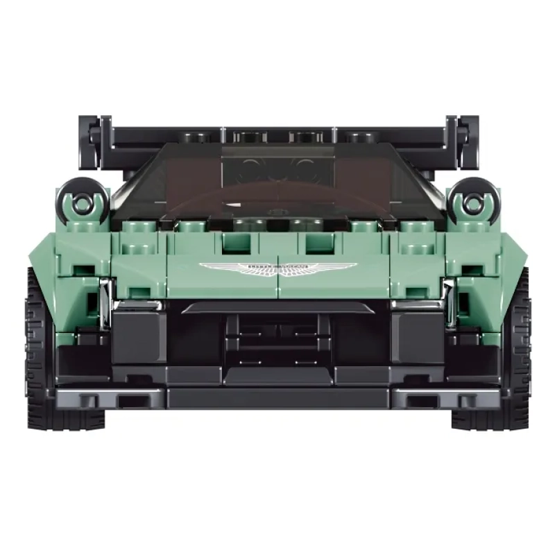 Vulcan Supercar Model Building Set Green
