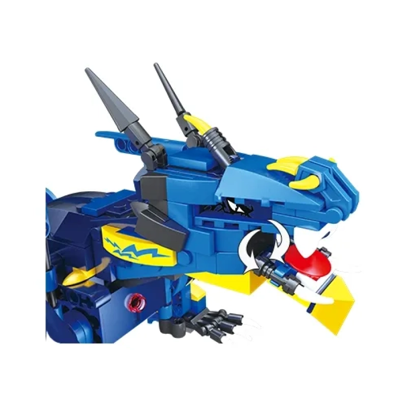 Remote Control Water Dragon STEM Building Set - Blue
