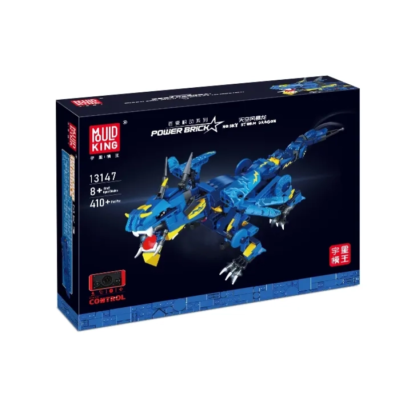 Remote Control Water Dragon STEM Building Set - Blue