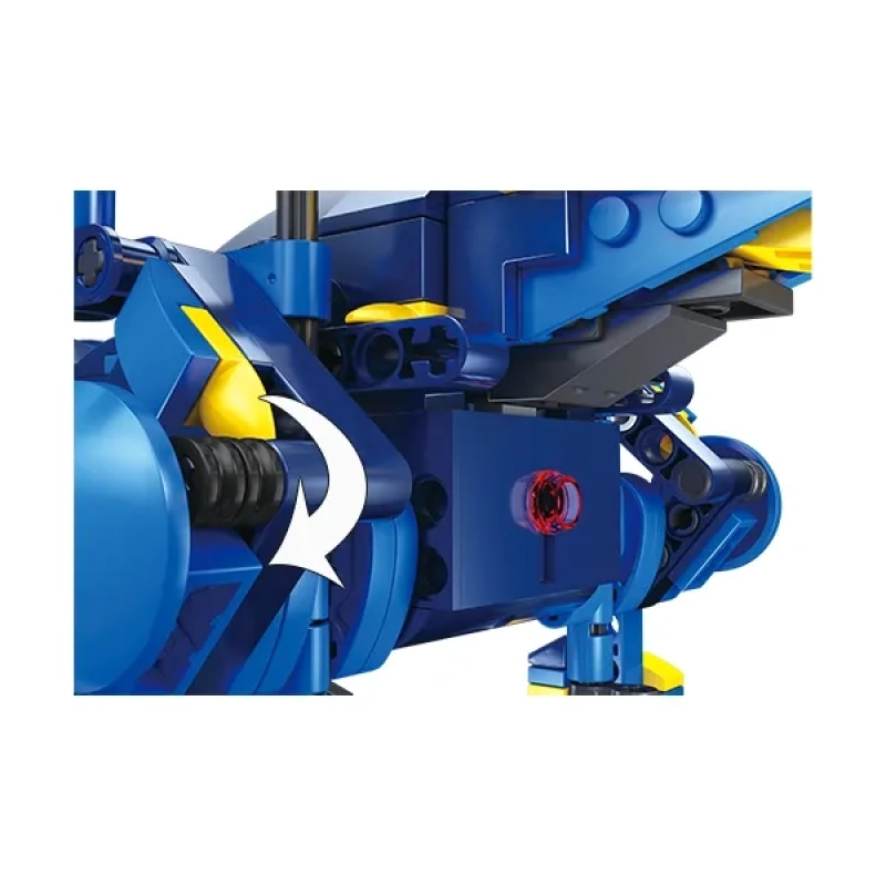 Remote Control Water Dragon STEM Building Set - Blue