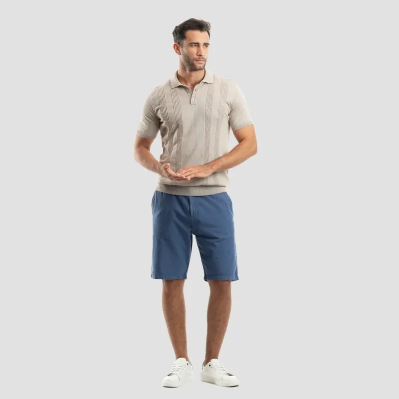 Men's Shorts - Gabardine - Indigo