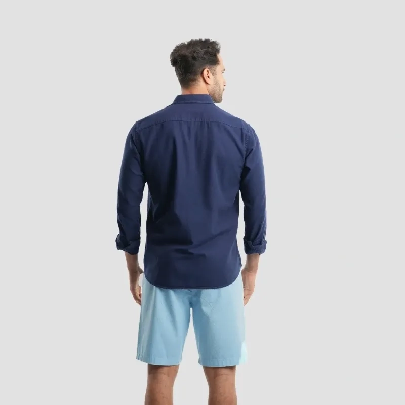 Men's Shorts - Gabardine - Turquoise