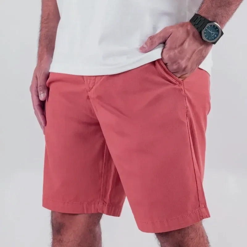 Men's Shorts - Gabardine - Cashmere
