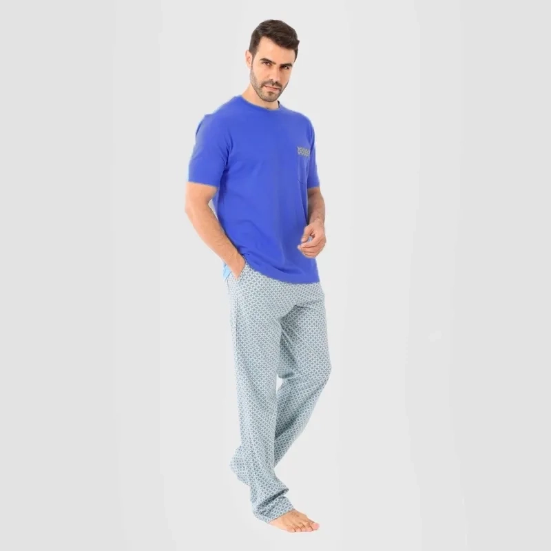 Men's Short Sleeve Pajama Set