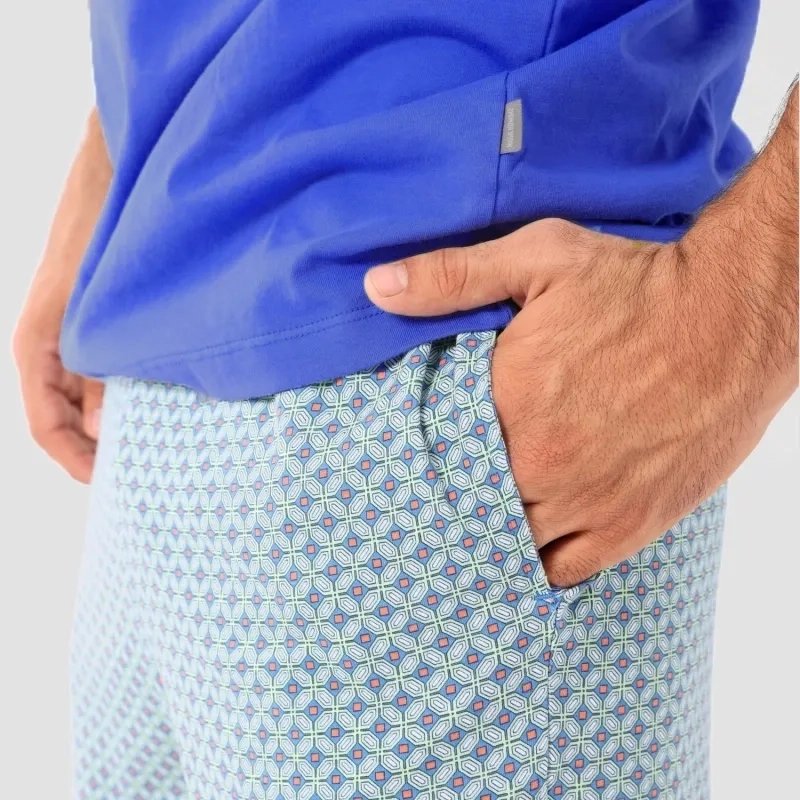 Men's Short Sleeve Pajama Set