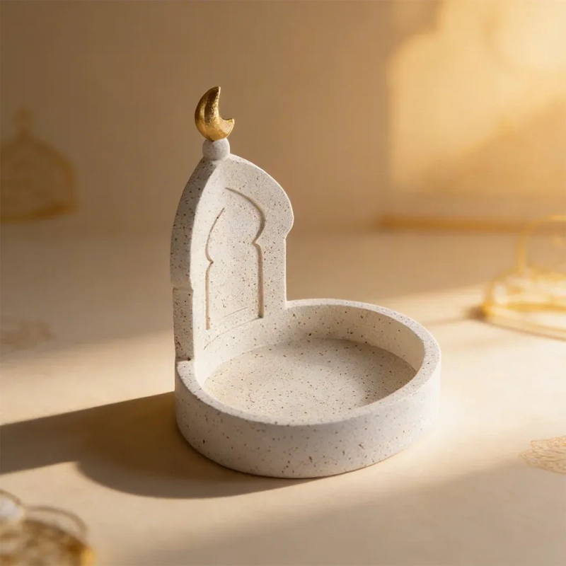 Crescent Arch Decor &ndash;White- A graceful architectural silhouette for your festive home