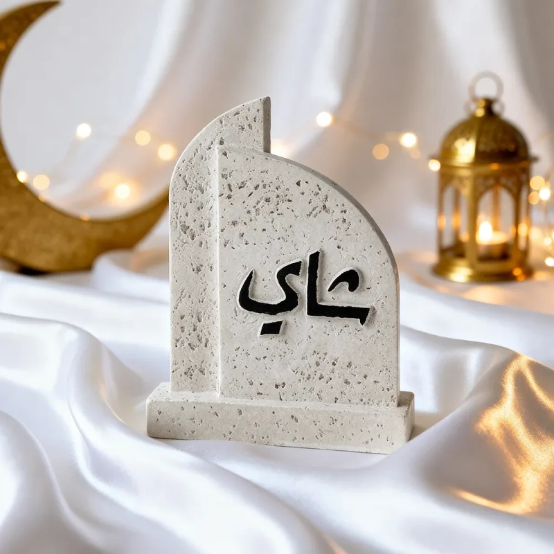 Modern Ceramic tea D&eacute;cor Stand - White