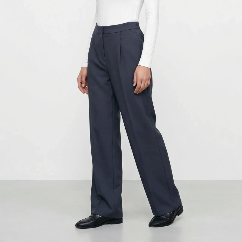 Women&rsquo;s Modern Tailored Pants With Elastic Waist: Elegant Fit &amp; Versatile Style &ndash; Perfect For Shirts, Blouses, Or Blazers