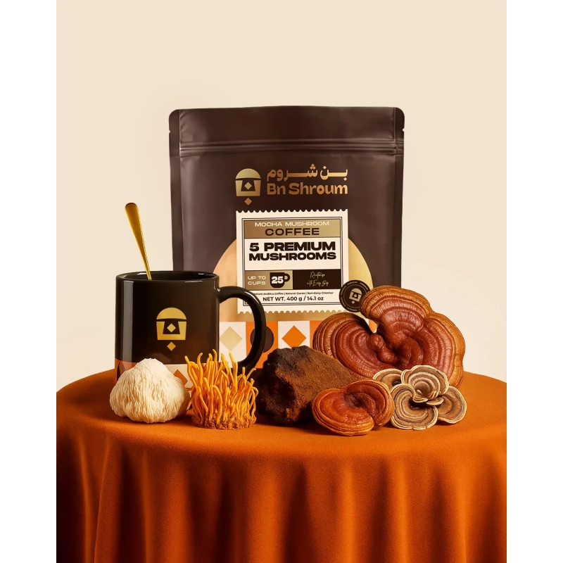 Bn Shroum Mocha Mushroom Coffee - 400g (25 Cups)