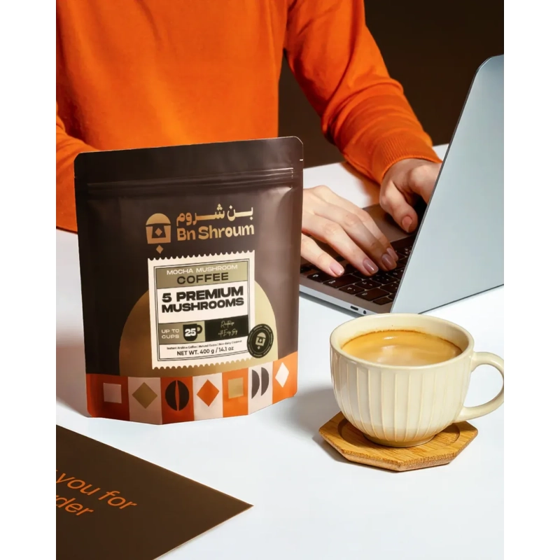 Bn Shroum Mocha Mushroom Coffee - 400g (25 Cups)