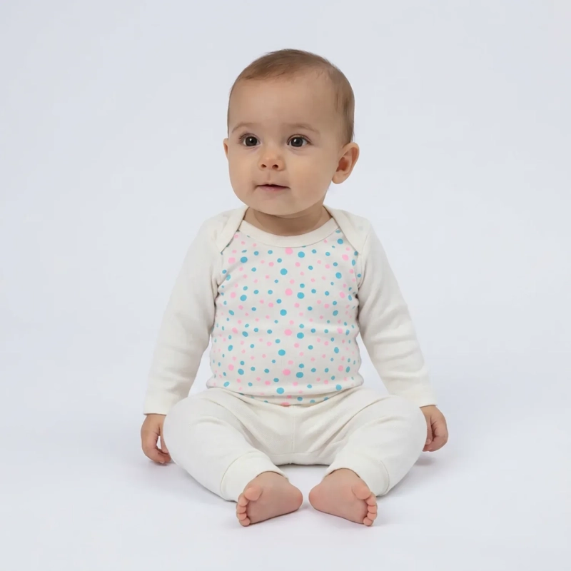 Lojas Baby &ndash; Baby 8-Piece Set (Long Sleeve Bodysuits and Pants) &ndash; Assorted Colors