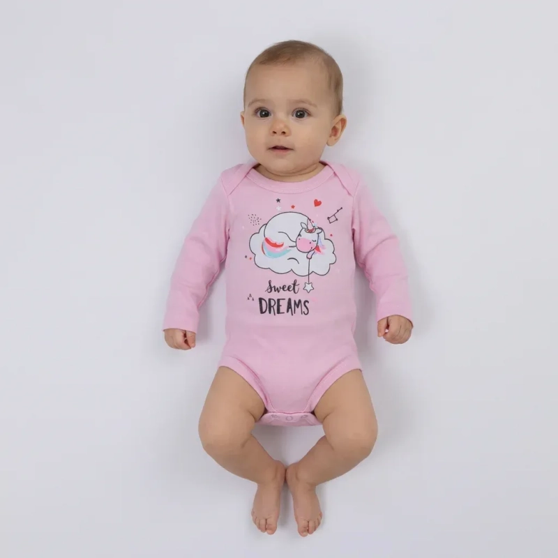 Lojas Baby &ndash; Baby 8-Piece Set (Long Sleeve Bodysuits and Pants) &ndash; Assorted Colors