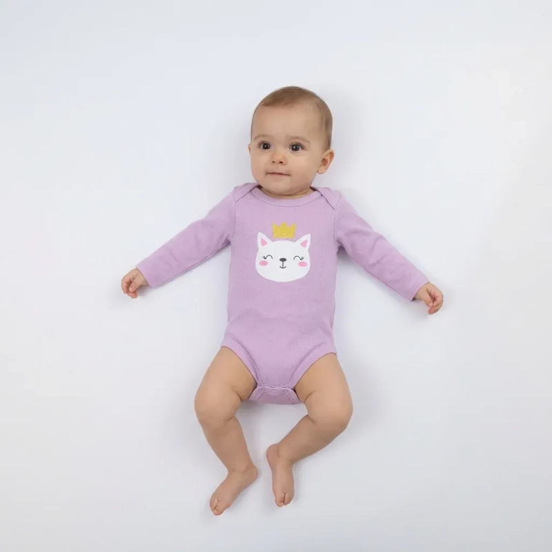 Lojas Baby &ndash; Baby 8-Piece Set (Long Sleeve Bodysuits and Pants) &ndash; Assorted Colors