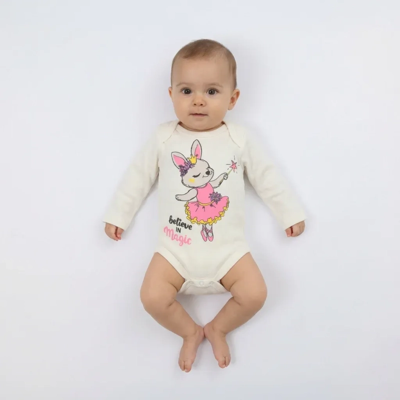 Lojas Baby &ndash; Baby 8-Piece Set (Long Sleeve Bodysuits and Pants) &ndash; Assorted Colors