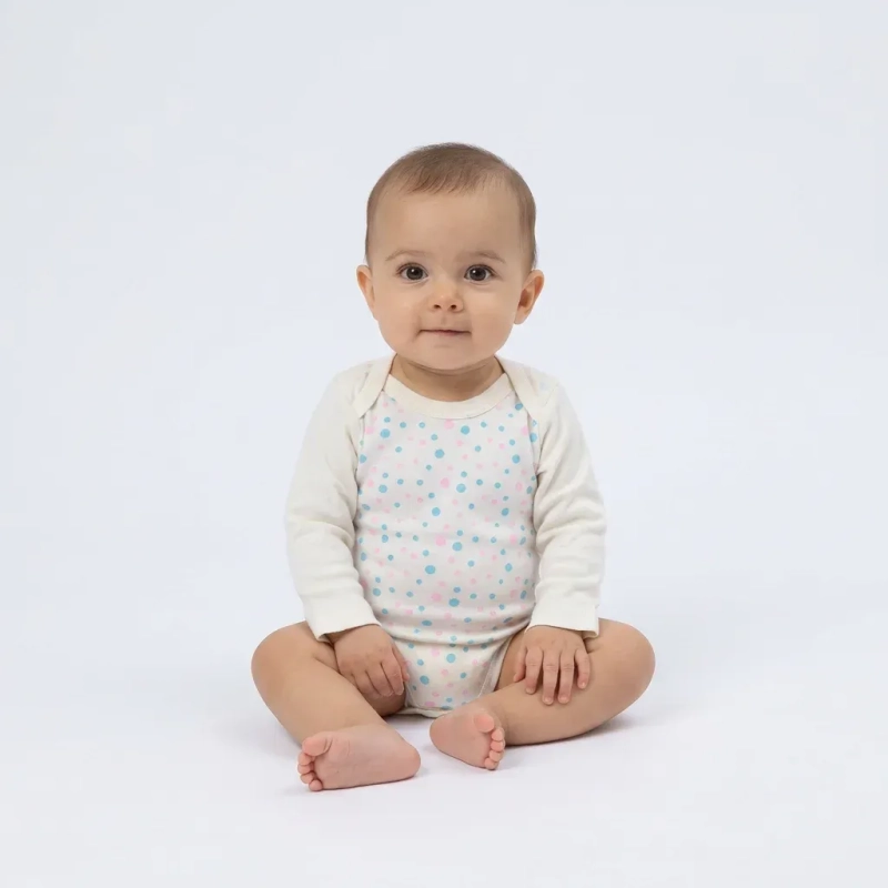 Lojas Baby &ndash; Baby 8-Piece Set (Long Sleeve Bodysuits and Pants) &ndash; Assorted Colors