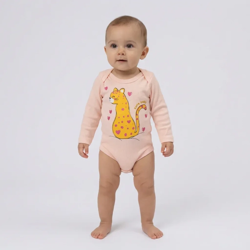 Lojas Baby &ndash; Baby 8-Piece Set (Long Sleeve Bodysuits and Pants) &ndash; Assorted Colors