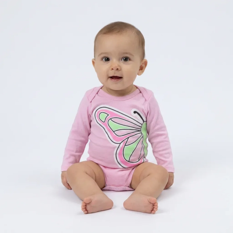 Lojas Baby &ndash; Baby 8-Piece Set (Long Sleeve Bodysuits and Pants) &ndash; Assorted Colors