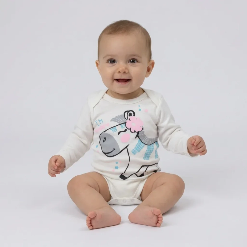 Lojas Baby &ndash; Baby 8-Piece Set (Long Sleeve Bodysuits and Pants) &ndash; Assorted Colors