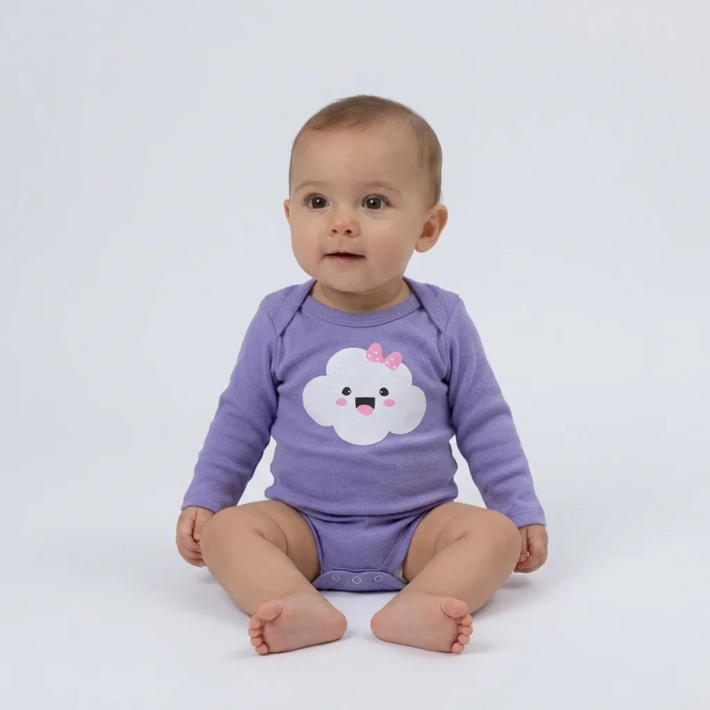 Lojas Baby &ndash; Baby 8-Piece Set (Long Sleeve Bodysuits and Pants) &ndash; Assorted Colors
