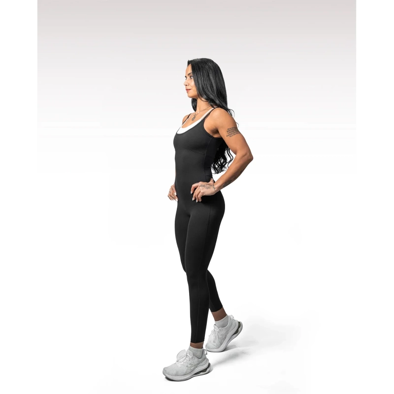Women&rsquo;s One-Piece Jumpsuit &ndash; Ultimate Comfort &amp; Streamlined Active Style - Black
