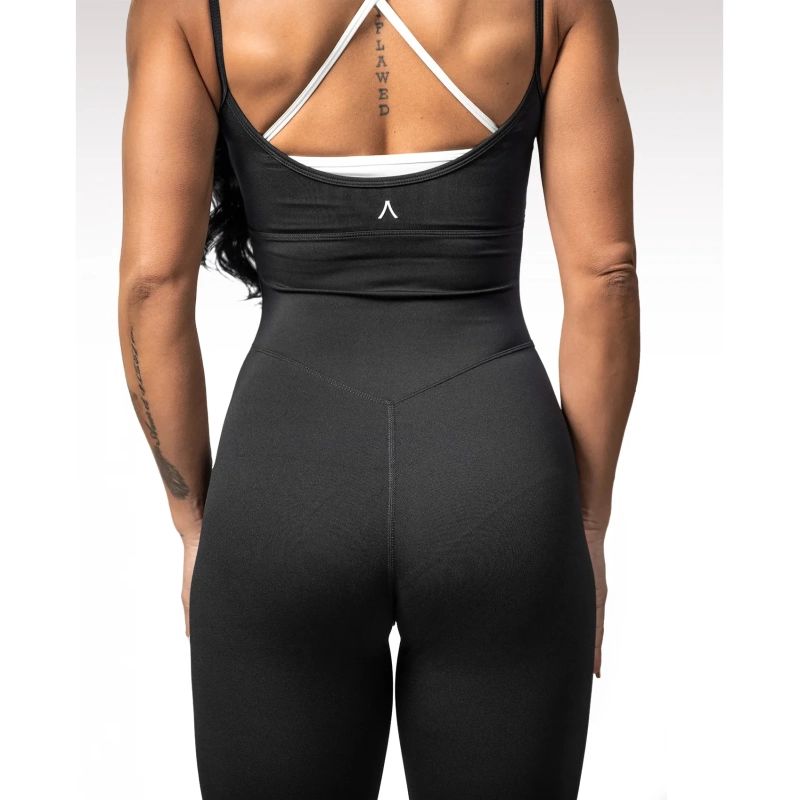 Women&rsquo;s One-Piece Jumpsuit &ndash; Ultimate Comfort &amp; Streamlined Active Style - Black