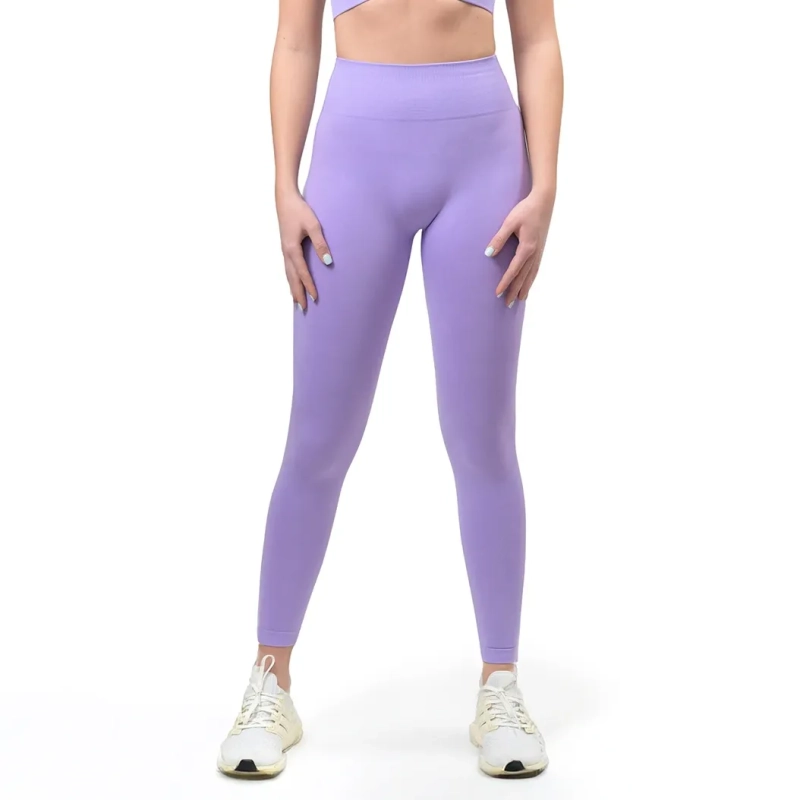 Seamless Scrunch Leggings &ndash; Soft, Stretchy &amp; High-Performance Fit &ndash; Lilac