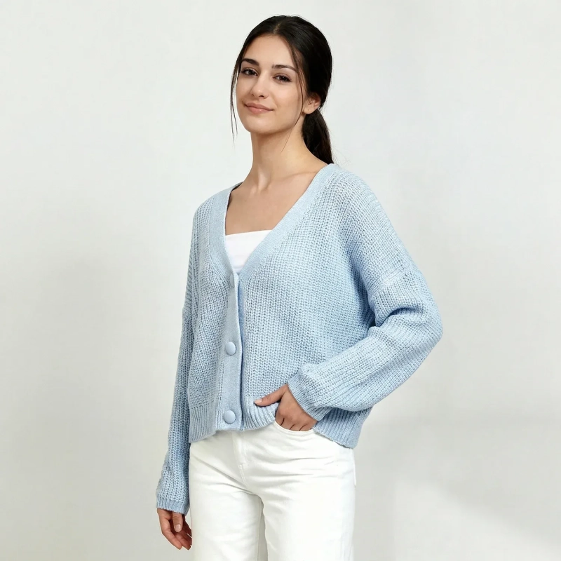 Bonassa Tricot - Women - Acrylic Knit Cardigan