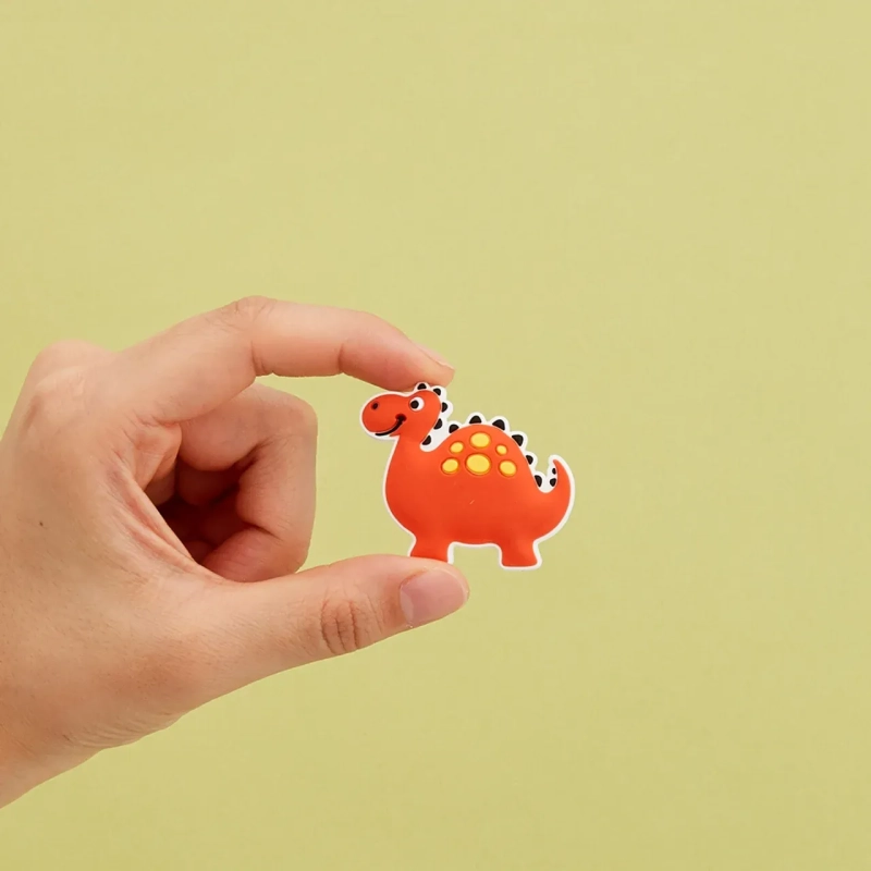 Allosaurus FlexCharmz &ndash; Dinosaur Edition Silicone Accessory for Bento Box &amp; Cutlery