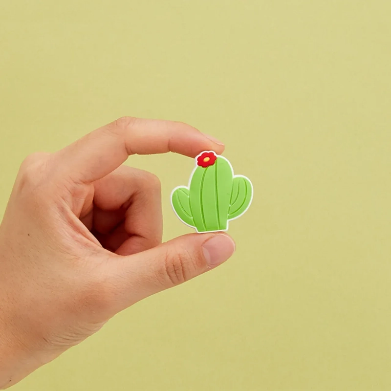 Quirky Cactus FlexCharmz &ndash; Nature Edition Silicone Accessory for Bento Box &amp; Cutlery